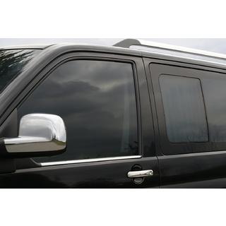 Cornici finestrini (2 pz, acciaio inox) Volkswagen T5 Caravelle 2004-2010 foto 1