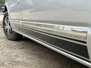 Volkswagen T5 Caravelle 2004-2010 Modanature Porte Acciaio Inox Cromo foto 13