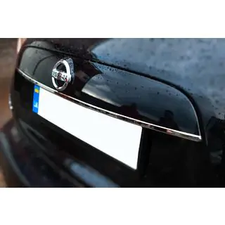 Modanatura cromata sopra la targa (acciaio inox) foto 3