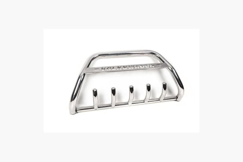 Volkswagen T5 Caravelle 2004-2010 Paraurti Anteriore WT003 (Acciaio Inox) Foto 7