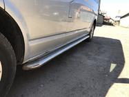 Volkswagen T5 Caravelle 2004-2010 Pedane Laterali Premium (2 pz, Acciaio Inox) foto 4