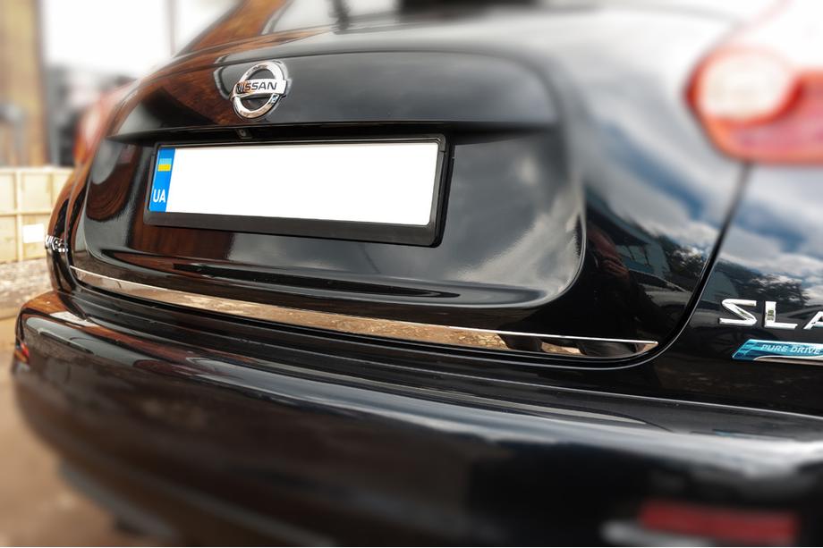 Nissan Juke 2010-2019 Modanatura bagagliaio acciaio inox Carmos - Acciaio Inox Turco Image