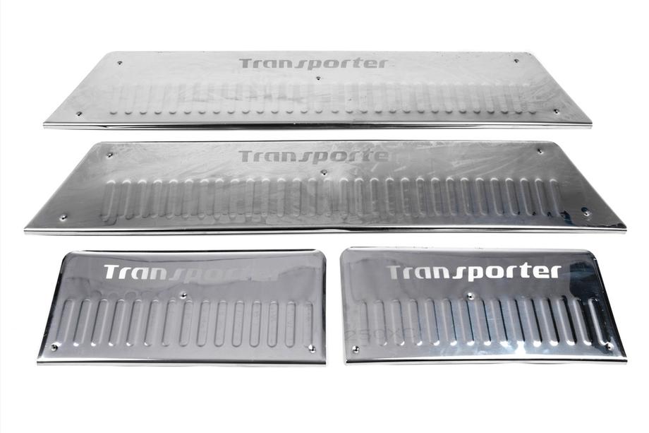 Volkswagen T5 2010-2015 Battitacco interni Carmos acciaio inox Foto 5