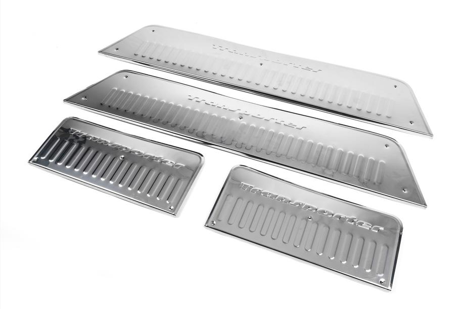 Volkswagen T5 2010-2015 Battitacco interni Carmos acciaio inox Foto 3