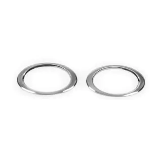 Cornici per fendinebbia (2 pz, acciaio inox) foto 3