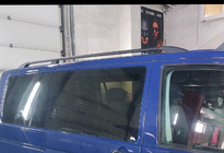 Volkswagen T5 2010-2015 Barre Tetto Nere foto 17