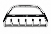 Volkswagen T5 2010-2015 Paraurti Anteriore WT003 (Acciaio Inox) foto 5