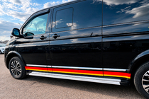 Volkswagen T5 2010-2015 Pedane Laterali Maya V2 (2 pz, Alluminio) foto 5