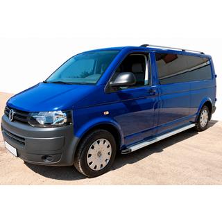 Pedane Laterali Maya V2 (2 pz, Alluminio) Volkswagen T5 2010-2015 foto 1