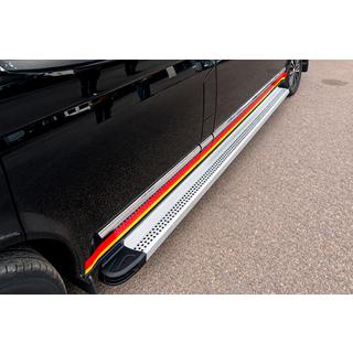 Pedane Laterali Maya V2 (2 pz, Alluminio) Volkswagen T5 2010-2015 foto 4