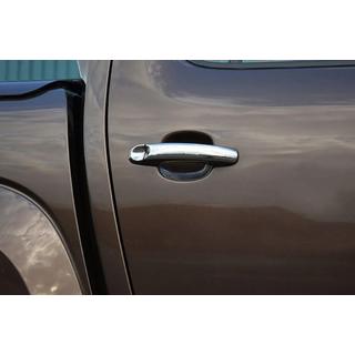 Coperture Maniglie Porta Cromate (4 pz, Acciaio Inox) foto 3