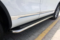Volkswagen Amarok 2010-2022 Pedane Laterali Maydos V2 (2 pz, acciaio inox) foto 1