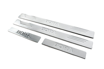 Volkswagen Bora 1998-2004 Battitacco OmsaLine (4 pz, acciaio inox) foto 2