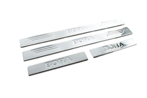 Volkswagen Bora 1998-2004 Battitacco OmsaLine (4 pz, acciaio inox) foto 3