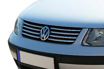Volkswagen Passat B5 1997-2005 Coperture Griglia Cromate (Acciaio Inox) foto 1