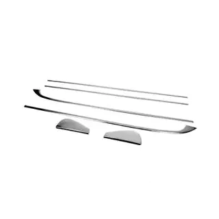 Modanature inferiori finestrini (HB, 6 pz, acciaio inox) foto 3