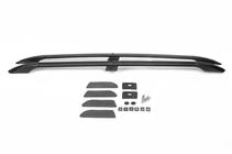 Volkswagen Touareg 2002–2010 Barre Portatutto Nere (design turco) Piedini in Metallo foto 2