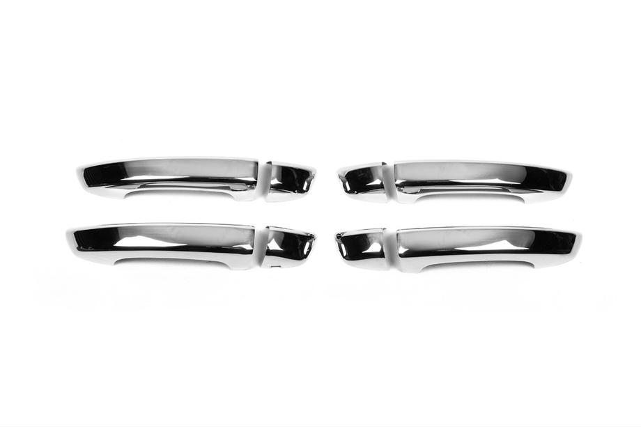 Volkswagen Touareg 2010-2018 Coperture Maniglie Cromate (4 pz, Acciaio Inox) Foto 1
