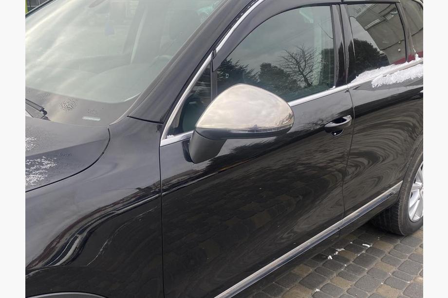 Volkswagen Touareg 2010-2018 Coperture Specchietti (2 pz, Acciaio Inox) OmsaLine - Acciaio Inox Italiano Foto 3