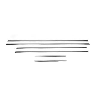 Modanatura inferiore finestrini acciaio inox (6 pz) Volkswagen Touareg 2010-2018 foto 2