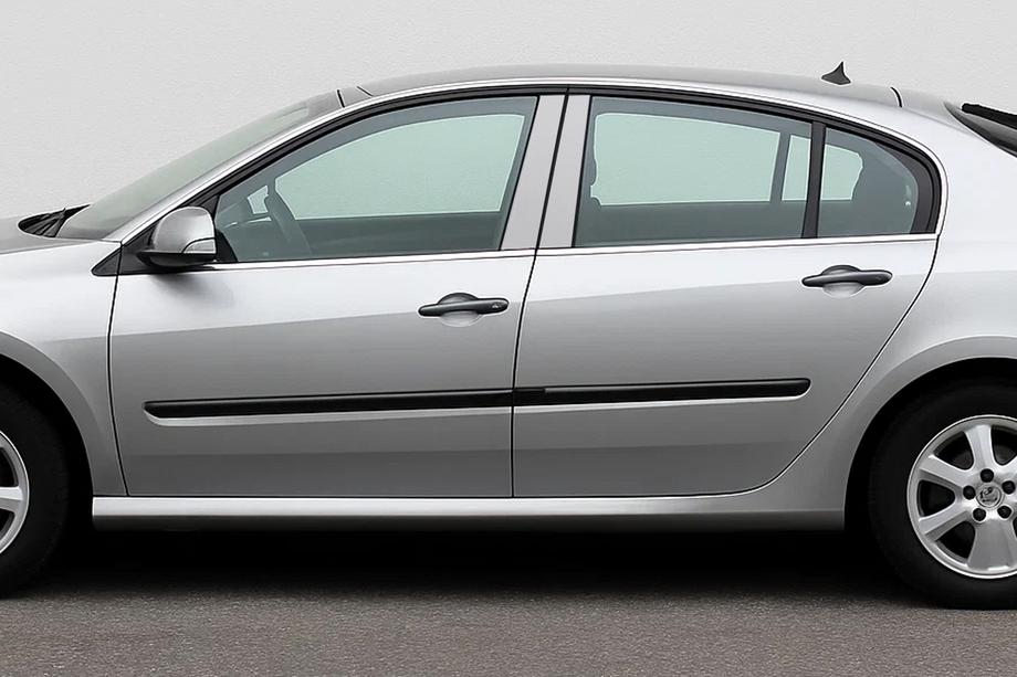 Renault Laguna 2007-2015 Modanature Montanti Porta in Acciaio Inox (4 pz) Image