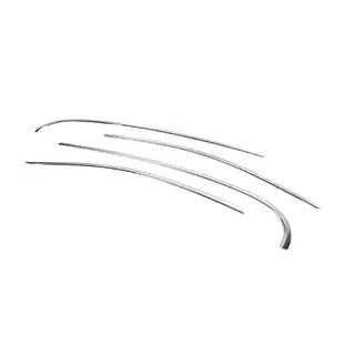 Cornici superiori finestrini acciaio inox (4 pz) Renault Fluence 2009-2016 foto 3