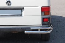 Volkswagen T4 Transporter 1990-2003 Angolari posteriori doppi AK003-Double (2 pz, acciaio inox) foto 2