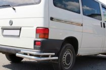 Volkswagen T4 Transporter 1990-2003 Angolari posteriori doppi AK003-Double (2 pz, acciaio inox) foto 5