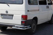 Volkswagen T4 Transporter 1990-2003 Angolari posteriori doppi AK003-Double (2 pz, acciaio inox) foto 3