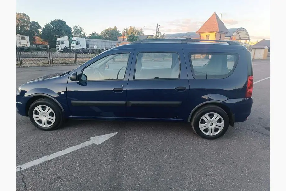 Dacia Logan MCV 2004-2014 Barre Tetto Nere Foto 4