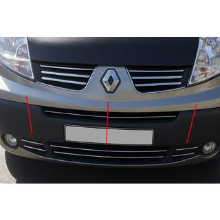 Coperture griglia paraurti 2007-2015 (6 pz, acciaio inox) foto 1