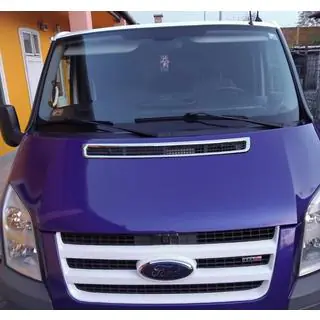 Copertura cofano cromata (acciaio inox) Ford Transit 2000–2014 foto 4