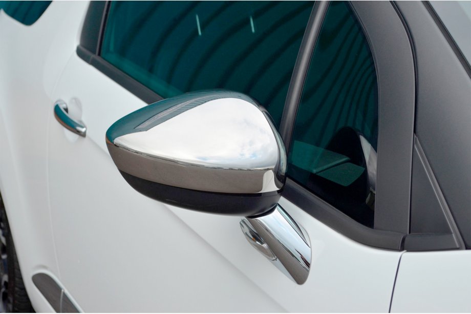 Peugeot RCZ 2010-2015 Coperture Specchietti (2 pz, Acciaio Inox) Carmos - Acciaio Inox Turco Foto 8