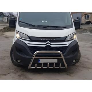 Protezione Anteriore WT003 (Acciaio Inox) Fiat Ducato 2006-2025 foto 1