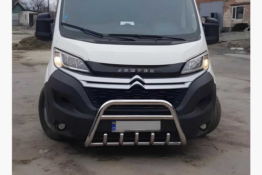 Fiat Ducato 2006-2025 Protezione Anteriore WT003 (Acciaio Inox) Image
