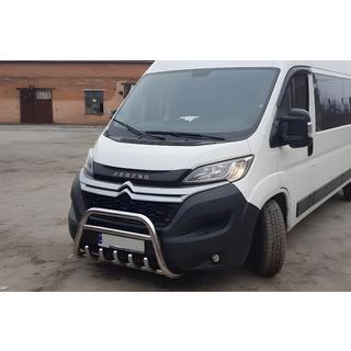 Protezione Anteriore WT003 (Acciaio Inox) Peugeot Boxer 2006-2025 foto 4