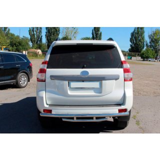 Barra Posteriore AK002-2v1 (Acciaio Inox) Toyota Land Cruiser Prado 150 2009-2023 foto 3