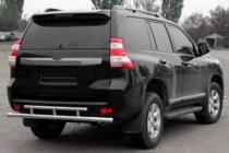 Toyota Land Cruiser Prado 150 2009-2023 Barra Posteriore AK002-2v2 (Acciaio Inox) foto 1