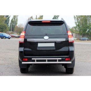 Barra Posteriore AK002-2v2 (Acciaio Inox) Toyota Land Cruiser Prado 150 2009-2023 foto 2