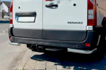 Nissan NV400 2010-2024 Angolari posteriori AK003 (2 pz, acciaio inox) foto 4