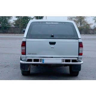 Protezione Posteriore AK004 (Acciaio Inox) Nissan NP300 1999-2015 foto 2