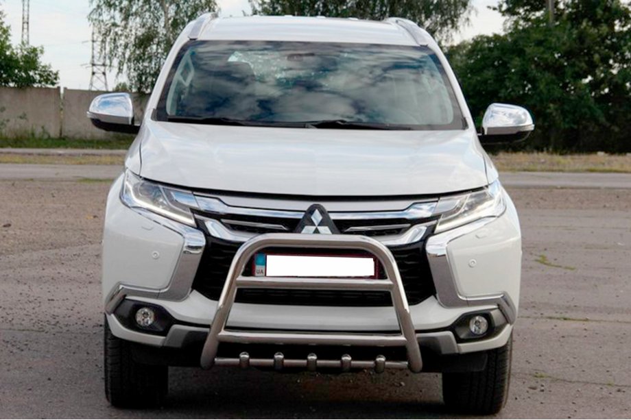 Mitsubishi Pajero Sport 2015- Parabulloni WT008 (Acciaio Inox) Foto 1