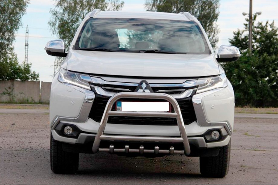 Mitsubishi Pajero Sport 2015- Parabulloni WT008 (Acciaio Inox) Foto 5