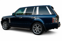Range Rover III L322 2002-2012 Modanature Montanti Porta in Acciaio Inox (14 pz) foto 1