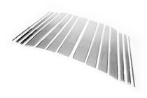 Range Rover III L322 2002-2012 Modanature Montanti Porta in Acciaio Inox (14 pz) foto 4