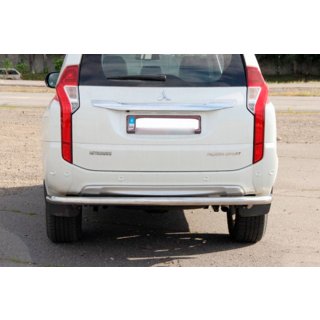 Protezione Posteriore AK005 (Acciaio Inox) Mitsubishi Pajero Sport 2015- foto 4