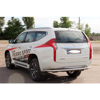 Protezione Posteriore AK005 (Acciaio Inox) Mitsubishi Pajero Sport 2015- foto 3