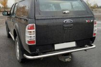 Ford Ranger 2007-2011 Barra di protezione posteriore AK005 (acciaio inox) foto 1