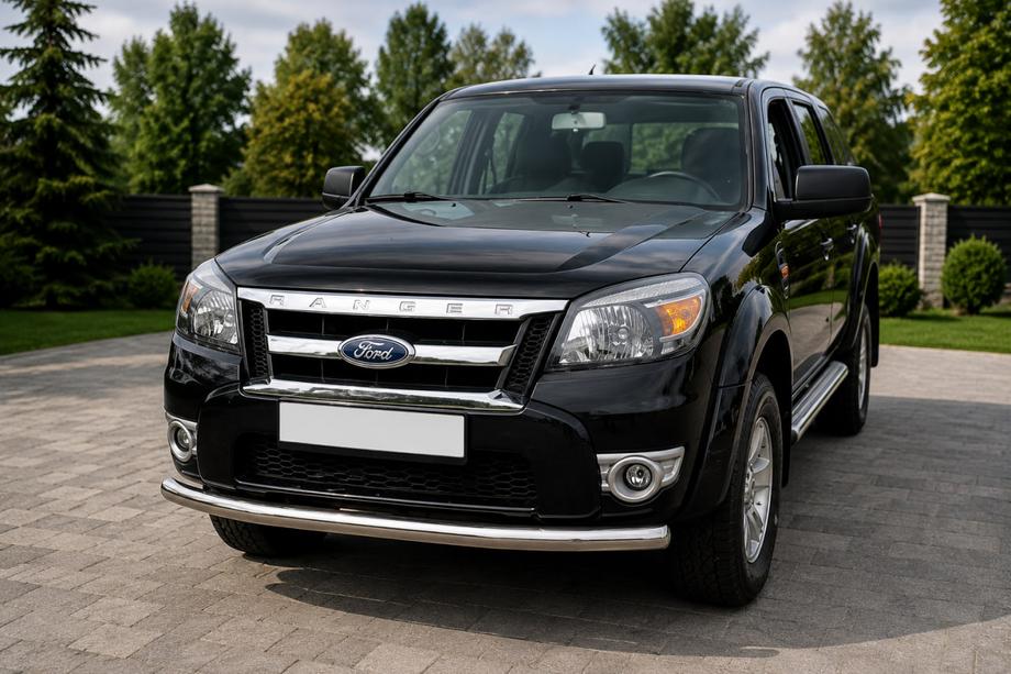 Ford Ranger 2007-2011 Protezione Anteriore ST008 (Acciaio Inox) Image