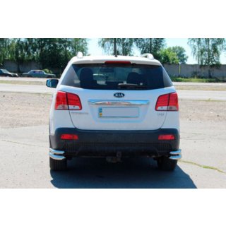 Angolari posteriori doppi AK003-Doppio (acciaio inox) Kia Sorento II XM 2009-2014 foto 3